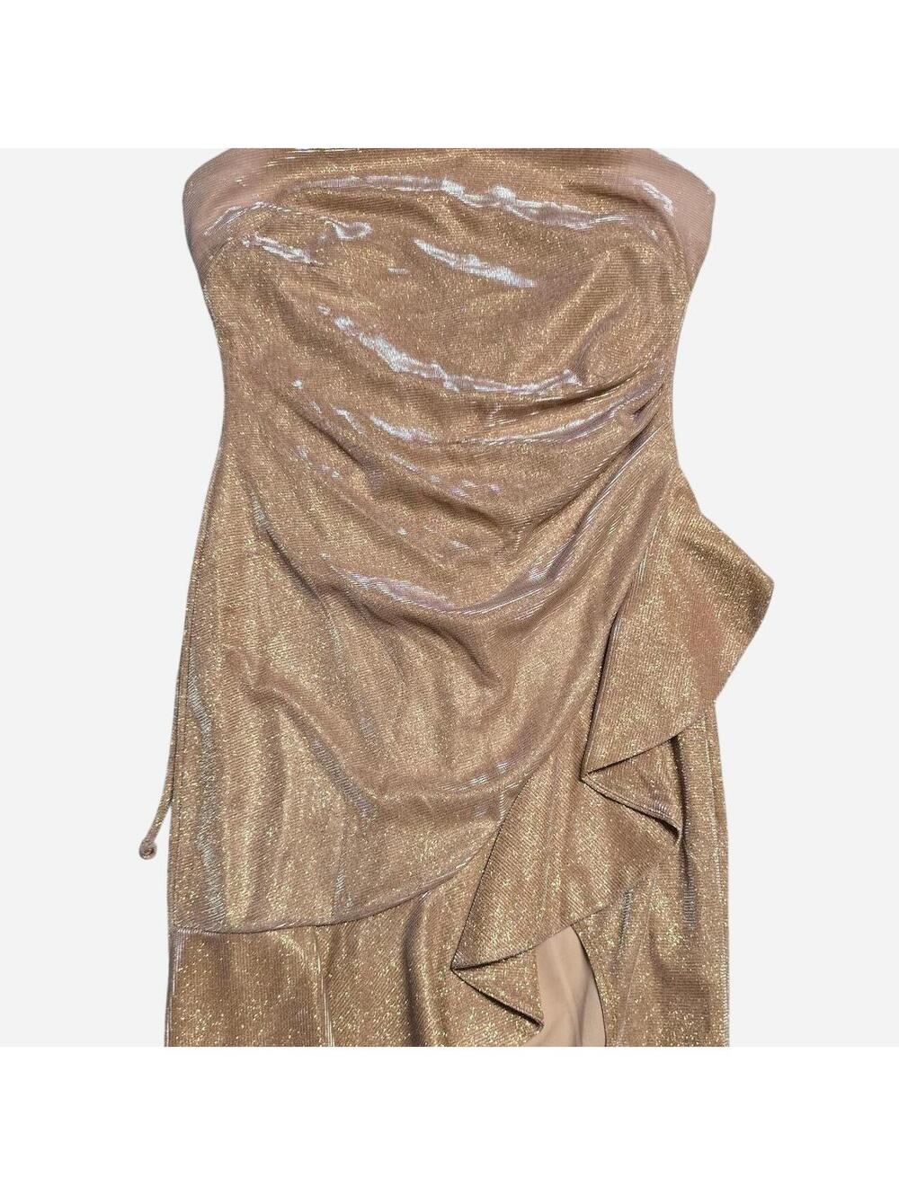 Honey and Rosie Women's Pink and Gold Dress